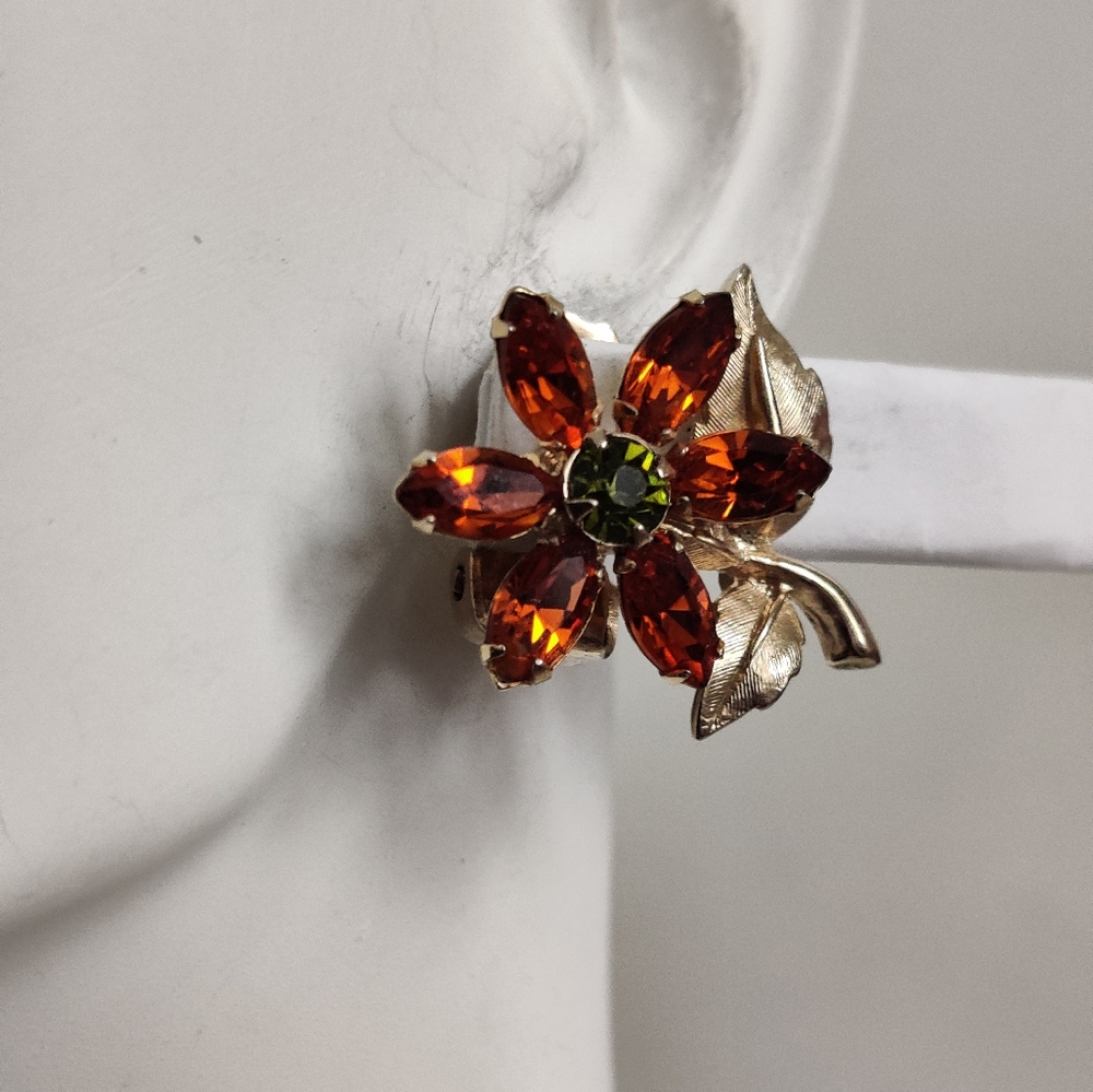 Boucher for Avon de Belleville Flower Earrings